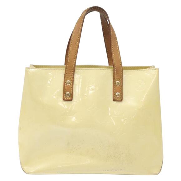 LOUIS VUITTON Monogram Vernis Reade PM Hand Bag Perle M91336 - Picture 3 of 12